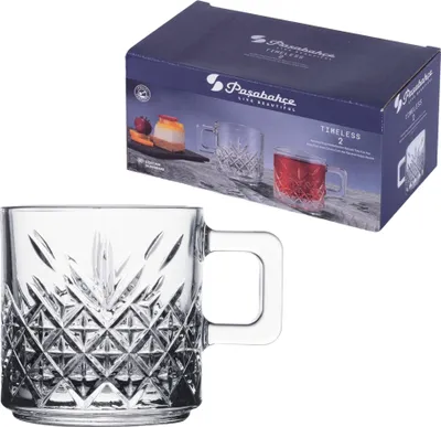 Immagine prodotto di Pasabahce Timeless Mug con manico - set di 2 - 195 ml