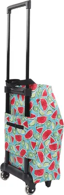 Produktbild von Opvouwbare Reiswagen mit Rädern und abnehmbarer Tasche | Wasserfeste Reiseeinkaufstasche für Reisen und Camping