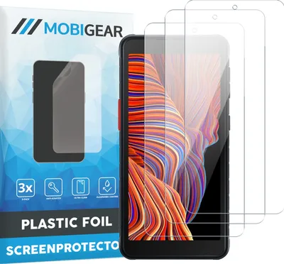 Produktbild von Mobigear  Samsung Galaxy Xcover 5 Displayschutz Schutzfolie - Hüllenfreundlich (3er Pack)