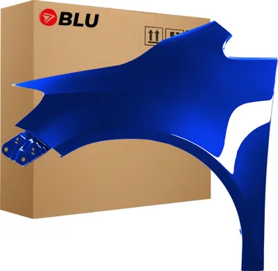 Zdjęcie produktu dla BLU Błotnik pasujący do VW Volkswagen Golf V+ / Golf 5 PLUS LH5X Lewy Niebieski SchattenBlau | 2005-2009 | Przedni Przód | Lakierowany | Gotowy do montażu  | Stal