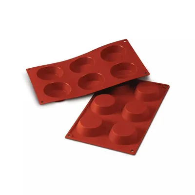 Produktbild von Silikon-Backform, 175x300x10 - 6 Formen