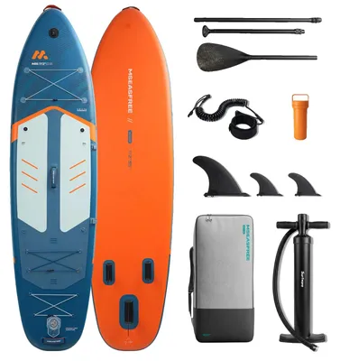 Produktbild von Aufblasbares SUP-Board, rutschfeste Deck, Komplettset, HIMMELBLAU