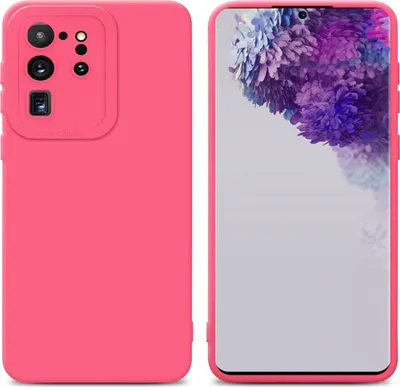 Obrázok produktu pre Cadorabo Puzdro pre Samsung Galaxy S20 ULTRA Ochranný kryt v červenej farbe TPU Silikónový kryt