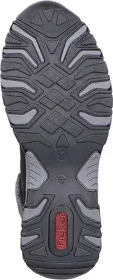 Produktbild von Rieker Damen Stiefeletten Warmfutter mit loser Einlage in Weite G 1/2 M9610, Größe:39 EU, Farbe:Schwarz