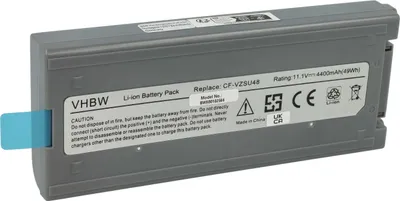 Produktbild von vhbw Akku kompatibel mit Panasonic CF-19FHGAXT2, CF-19EHG68TE, CF-19 Mk3, CF-19LDRZX6M, CF-19KDR78CE Notebook (4400 mAh, 10,65 V, Li-Ion)