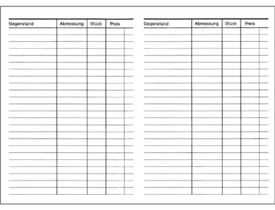 Produktbild von RNK Werkzeugbuch DIN A6 neutral 8Bl