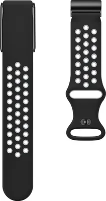 Image de INF Bracelet de remplacement en silicone pour Whoop 4.0 - Bracelet sport Noir + Gris