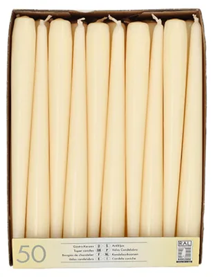 Produktbild von STARPAK Leuchterkerzen 22 mm creme 50er Pack