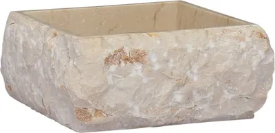 Produktbild von Waschbecken Creme 30x30x13 cm Marmor