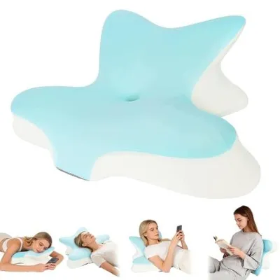 Zdjęcie produktu dla Poduszka ortopedyczna pod kark ergonomiczna pianka memory dla dorosłych