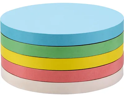 Productafbeelding van Magnetische markeerkaart 111151810, rond, ongeveer 190 mm, zwart. 500 stuks.