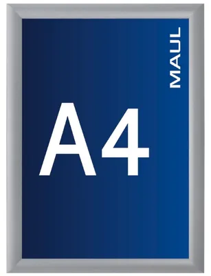 Produktbild von MAUL Klapprahmen MAULstandard Hochformat A4 Aluminium 1.2 x 33 x 24 cm silber