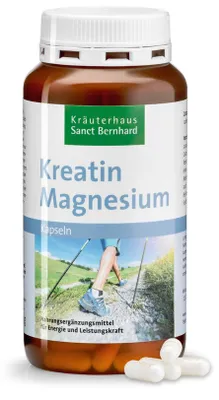 Produktbild von Sanct Bernhard Kreatin- Magnesium- 200 Kapseln