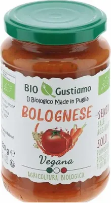Produktbild von Sugo Bolognese Vegano Sauce 350g -  Gustiamo
