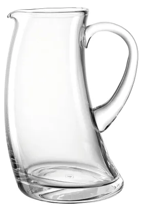 Glaskaraffe 1,2 l, spülmaschinenfest, transparent, robust