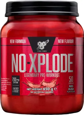 Image de PreWorkout - BSN - No-Xplode (650g) - Saveur Red Rush