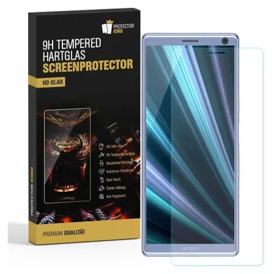 Produktbild von 2x 9H Hartglas für Sony Xperia 10 Panzerfolie Displayschutz Schutzglas KLAR Panzerglas Schutzfolie