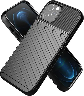Produktbild von Gepanzerte Thunder Bumper Handy Hülle kompatibel mit iPhone 16e schwarz