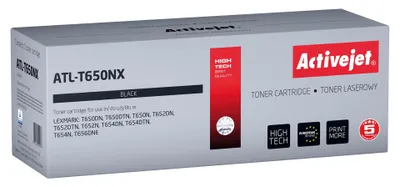 Obrázok produktu pre Toner Activejet ATL-T650NX (náhrada za Lexmark T650H11E; Supreme; 25 000 strán; čierny)
