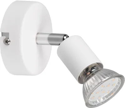 Immagine prodotto di Lampade Reality, faretto singolo Paris bianco opaco