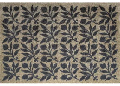 Produktbild von Fußmatte wash+dry Turtle Mat Thistle Blue & Gold 60x85 cm