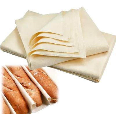 Baumwoll-Teigtuch 2er-Set 150x60 cm Backtuch