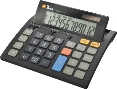 Produktbild von Tischrechner J-1200 Solar 12-stellig Batterie/Solar-Betrieb schwarz
