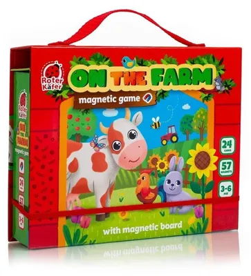 Zdjęcie produktu dla Gra edukacyjna Farma magnetyczna dla dzieci