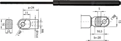 Produktbild von METZGER 2110390 Gasfeder Heckklappendämpfer für PORSCHE 911 319mm