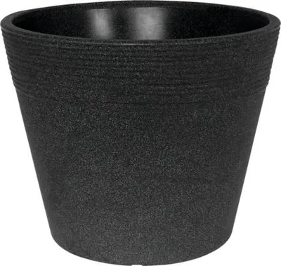 Produktbild von Blumentopf geli Napoli Kunststoff Ø 38,5 cm H 32,5 cm anthrazit