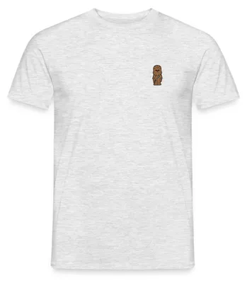 Produktbild von Star Wars Chewbacca Chestprint Männer T-Shirt, 4XL, Grau meliert