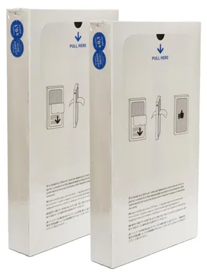 Obrázek produktu pro 2 kusy náhradních filtrů pro vzduchový čistič s aktivním uhlíkem, 2 v 1