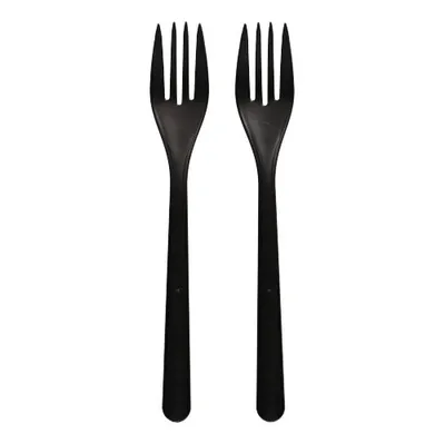Produktbild von Papstar Gabeln, -PP 18,5 cm schwarz extra stabil 20 x 50 Stück