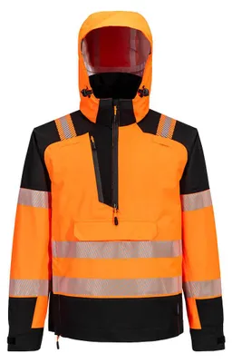 Produktbild von PORTWEST Warnschutzjacke T 161 orange/schwarz Gr.  S