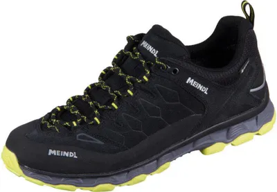 Produktbild von Meindl Lite Trail GTX Herren Wanderschuhe Trekkingschuhe Low schwarz/lemon 42,5