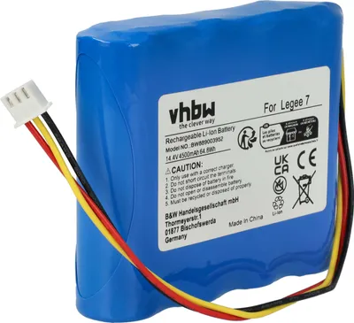 Produktbild von vhbw Akku kompatibel mit Hobot LEGEE D7, 7 Home Cleaner Heimroboter (4000 mAh, 14,4 V, Li-Ion, ohne Gehäuse)