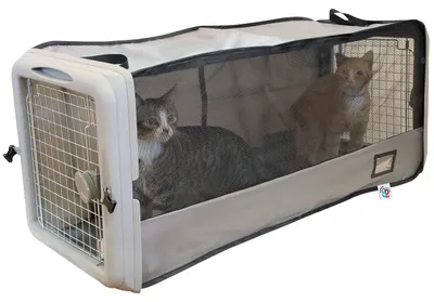 Immagine prodotto di Trasportino portatile per cani, grande, pieghevole - 114 x 44 x 47 cm - in plastica