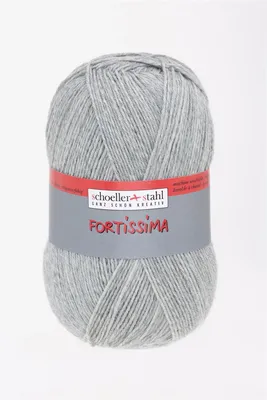 Produktbild von FORTISSIMA SOCKA 100 grau-mel.