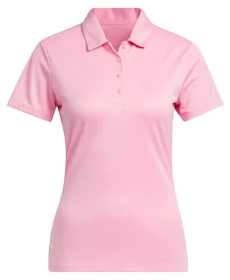 Zdjęcie produktu dla Koszulka polo damska adidas, krótki rękaw, kolor: jasnoróżowy, rozmiar: XXL