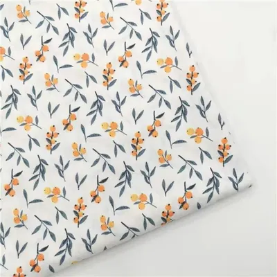 Productafbeelding van Kussensloop met loquat-print, 100% katoen, envelopsluiting, 51 x 120 cm
