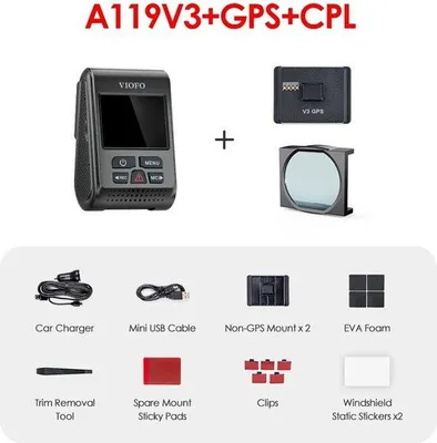 Immagine prodotto di Telecamera per auto da 5 MP con GPS e visione notturna