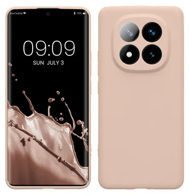 Produktbild von kwmobile Handyhülle für Xiaomi Redmi Note 14 Pro+ 5G / Redmi Note 14 Pro Plus 5G Hülle - weiches Handy Silikon Case - Schutzhülle Cover - Coconut