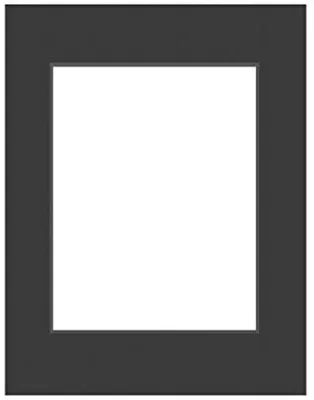Productafbeelding van Zwarte passe-partouts van 30x40 cm voor A4-foto's - museumkwaliteit, zonder zuur en zonder oplosmiddelen