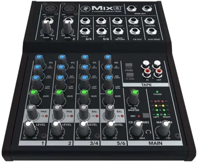 Obrázok produktu pre Mackie Mix8, 8 kanály/kanálov, Čierna