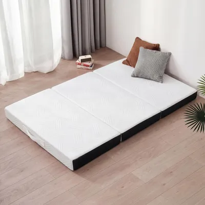 Obrázek produktu pro Solidchoice – Skládací přistýlová matrace 140 x 195 x 10 cm s pratelným potahem