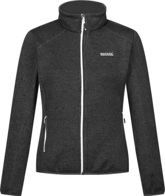 Produktbild von Regatta - "Newhill" Fleecejacke Durchgehender Reißverschluss für Damen RG8828 (34 DE) (Mittelgrau/Schwarz)