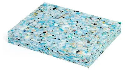 Produktbild von Pilates-Kopfblock aus recyceltem Schaumstoff, 20 x 15 x 2,5 cm
