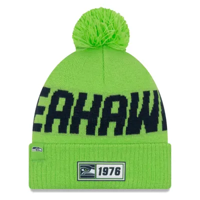 Produktbild von New Era Seattle Seahawks 2019 On Field Road 1972 Beanie grün One-Size