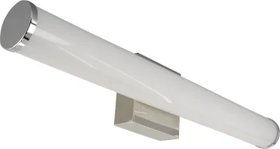 Produktbild von Wandlampe Aluminium LED IP44 B: 60 cm Chrom Weiß länglich 4100 K neutralweißes Licht 1720 lm Bad