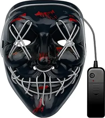 Obrázok produktu pre LED maska svietiaca Halloweenska